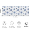 thumbnail image 3 of Pioneer Flower Floral Print Pattern Bathroom Rugs Mat, Non Slip Microfiber Bathroom Rug with Rubber Backing, Soft Mats for Bathroom Floor Tub Shower, 17"x47", 3 of 5