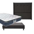 thumbnail image 1 of Colchón Matrimonial + Box Trendy + Cabecera Toledo Restonic Dicasa Trust, 1 of 8