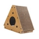 thumbnail image 2 of Casa de rayador de rayadores de rayas de gato almohadilla de rascador resistente a rasguños resistentes para gatos interiores condominio, 2 of 9