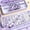 Purple, variant on Math Geometry Tool Set, 8 PCS/Set Compass & Ruler Kit with Metal Storage Box,7"×3",1 Set,Pink