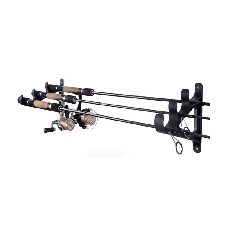 fishing rod holders for hiking 16 Holder Storage Rack Fishing Pole Stand Garage Organizer Space Saver, Designed to Holds A pack of GTs at 2 oclock 120 out and they are coming in hot Deagia Hiking Gear Clearance Fishing