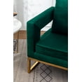 thumbnail image 4 of Newboti Lenola Contemporary Upholstered Accent Arm Chair, Green 926984416126119, 4 of 14