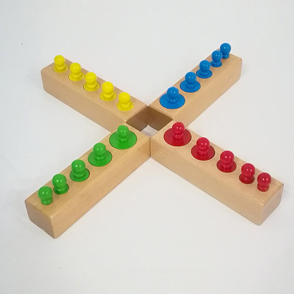 Montessori Cylinder Socket Puzzles Toy Baby Development Practice And Sensespresc 