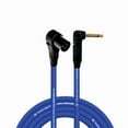 thumbnail image 1 of Columber Cable - Right Angle XLR Male to Right Angle 1/4" TS 3-Pin Connector, 1 of 7