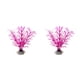 thumbnail image 4 of Greeniant 10 piezas de decoración de acuario realista apariencia realista ecológica para pecera decoración de pecera Artificial CX03 blanco CX03Blanco Púrpura 2piezas, 4 of 6