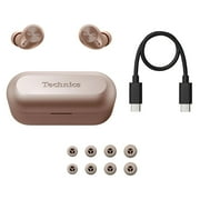 Technics HiFi True Wireless Multipoint Bluetooth Earbuds II, Active Noise Cancelling, 3 Device MultiPoint Connectivity, Impressive Call Quality, LDAC Compatible, EAH-AZ40M2-N (Rose Gold)