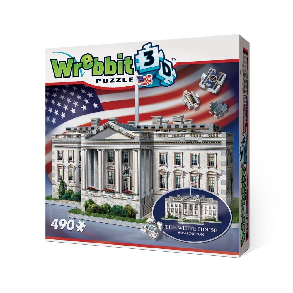 WREBBIT 3D The White House 3D puzzle (490 pieces ...