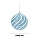 thumbnail image 3 of Pack de 2 Adornos Navideños para Árbol | Bolas Colgantes de 8 Cm con Nieve y Cuentas | Decoraciones de Plástico En Dorado, Blanco, Rosa y Azul | Decoración Festiva para Las Fiestas, 3 of 6