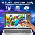 thumbnail image 5 of HP 15.6" Full HD Touchscreen Laptop Computer, Intel Core i7-1355U, 20GB RAM, 512GB SSD, Windows 11 Pro, w/Accessory, 5 of 8