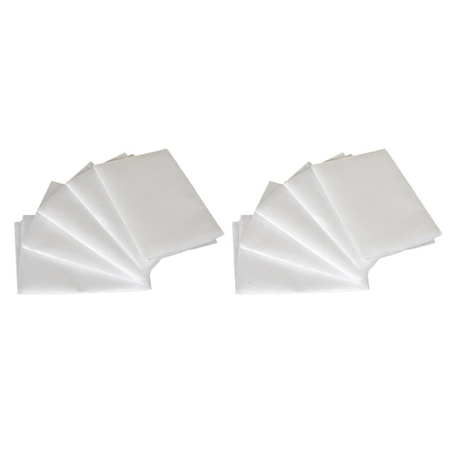 10 Feuilles de Broderie Stabilisatrice Transparente à Récurer