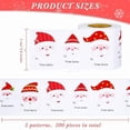 thumbnail image 5 of 2 Rolls Christmas Stickers Santa Labels Self-Adhesive Stickers Party Supplies, 5 of 8