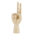 thumbnail image 4 of Wooden Hand Model, Flexible Moveable Fingers Manikin Hand Figure For Sketching Drawing  Desk Decor Posable Joints Kids Children Toys Gift, 4 of 8