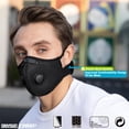 thumbnail image 2 of Máscara antipolvo BASE CAMP Silver/Black Upgrade M Plus con 6 filtros, 2 of 7