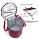 thumbnail image 5 of onlyliua Liquidación Bolsa de Almuerzo Redonda Bolsa de Almuerzo Portátil de Mano con Aislamiento de Arroz Bolsa de Almuerzo Bolsa de Aislamiento de Papel de Aluminio Engrosado, 5 of 6