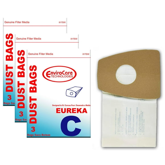 Bolsas de polvo para aspiradora EnviroCare Eureka Mighty Mite C