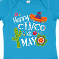 thumbnail image 4 of Inktastic Happy Cinco de Mayo- Sombrero, Cactus, Flowers Boys or Girls Baby Bodysuit, 4 of 5