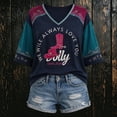 thumbnail image 2 of bravefron Dolly Doll Shirt Country Music Retro Graphic Tee, Unisex Short Sleeve, 2 of 5