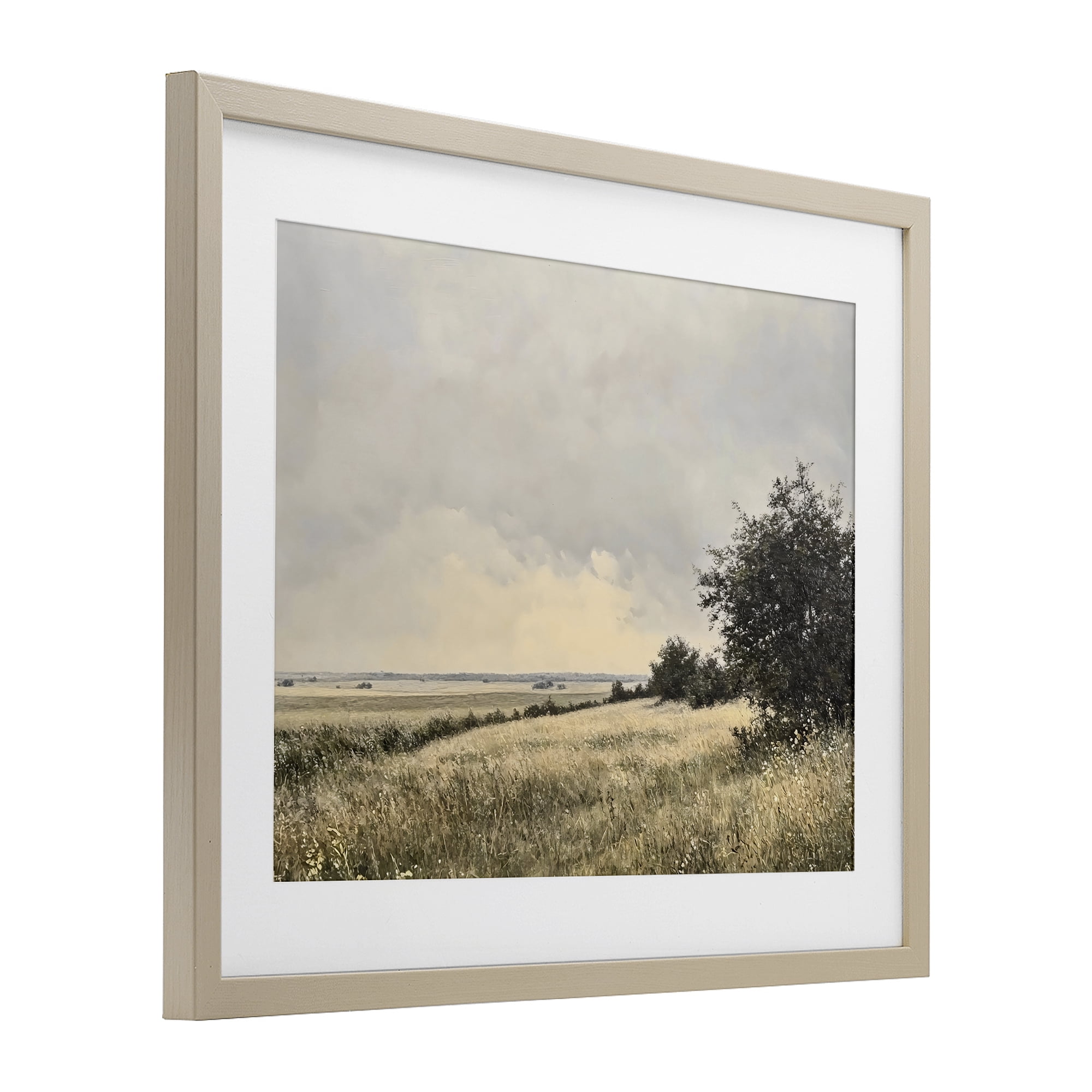 Stupell Industries Rustic Countryside Hill Landscape Birch Framed Print Under Glass, design by Franklyn Gregory