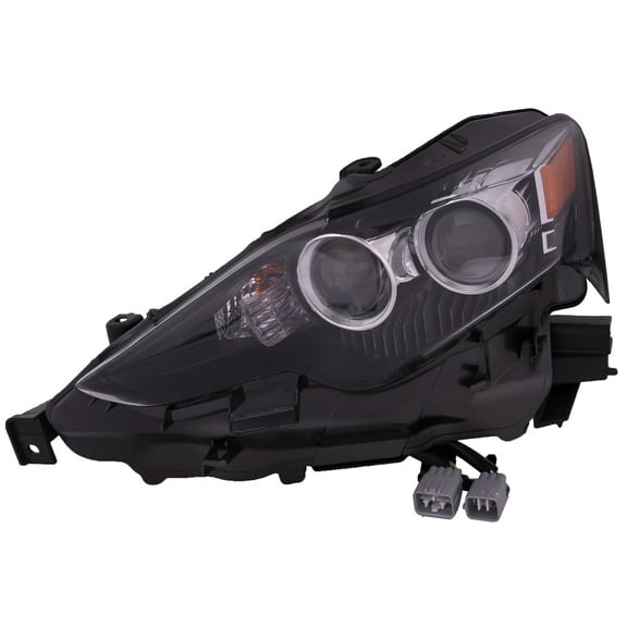 KAI New CAPA Certified Standard Replacement Left Headlight Lens And Housing, Fits 2014-2015 Lexus IS250 Sedan
