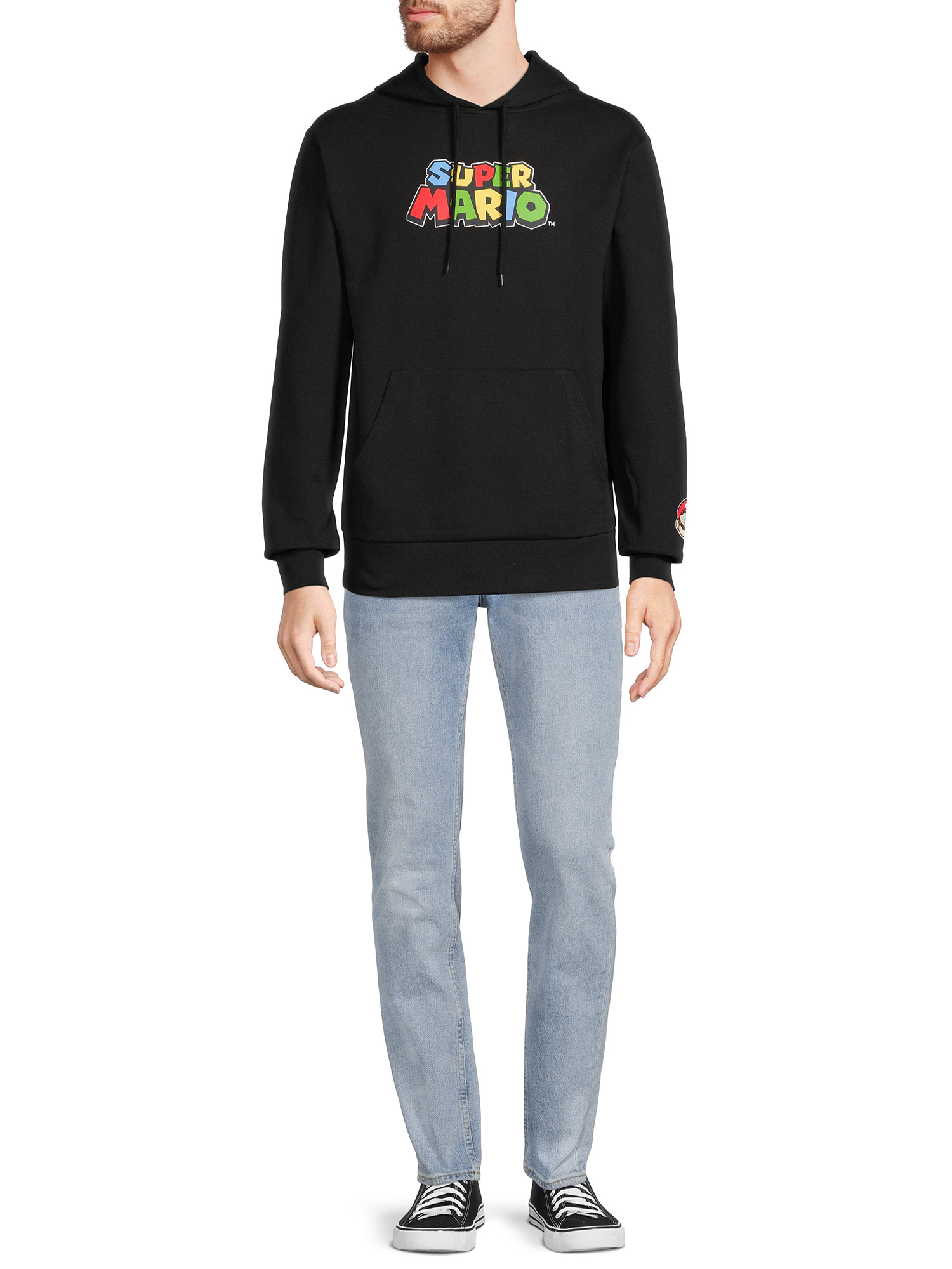 Nintendo Men's & Big Men's Super Mario Graphic Hoodie