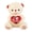 B, variant on Penmahua Glitter Effect Color Changing Plush Stuffed Teddy Bear Toy Hugging A Heart Soft Polyester Blend Material For Children Variant B