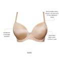 thumbnail image 6 of Elise Underwire Full Bust Everyday T-Shirt Bra, Bare, 32DDD, 6 of 6