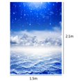 thumbnail image 1 of Telón de fondo Fotografía ABPHQTO 150x220 cm Meteor Estrellas Noche Cielo azul Nubes, 1 of 3