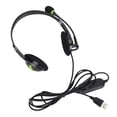 thumbnail image 1 of Wired Headset, Directly Connect 3.5mm Wired Over Ear Headphones Rotatable Adjustable Stereo  For Office USB, 1 of 8