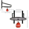 thumbnail image 3 of Soozier Sac de Vitesse Mural Plateforme de Boxe, Hauteur Ajustable, 3 of 10