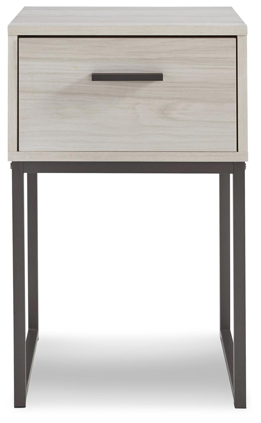 Signature Design by Ashley Contemporary Socalle 1 Drawer Nightstand, Light Natural