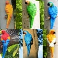 thumbnail image 1 of MesaSe Simulation Parrot Bird Sculpture?Resin Craft Wall Hanging Garden Decoration, 1 of 10