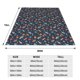 thumbnail image 3 of Balery Spaceships And Stars In Outer Space Manta de Felpa Suave y Acogedora – Cobija de Franela Aterciopelada para Cama, Lavable y Cálida para Sofá, Mascotas, Transpirable-60"x50", 3 of 7