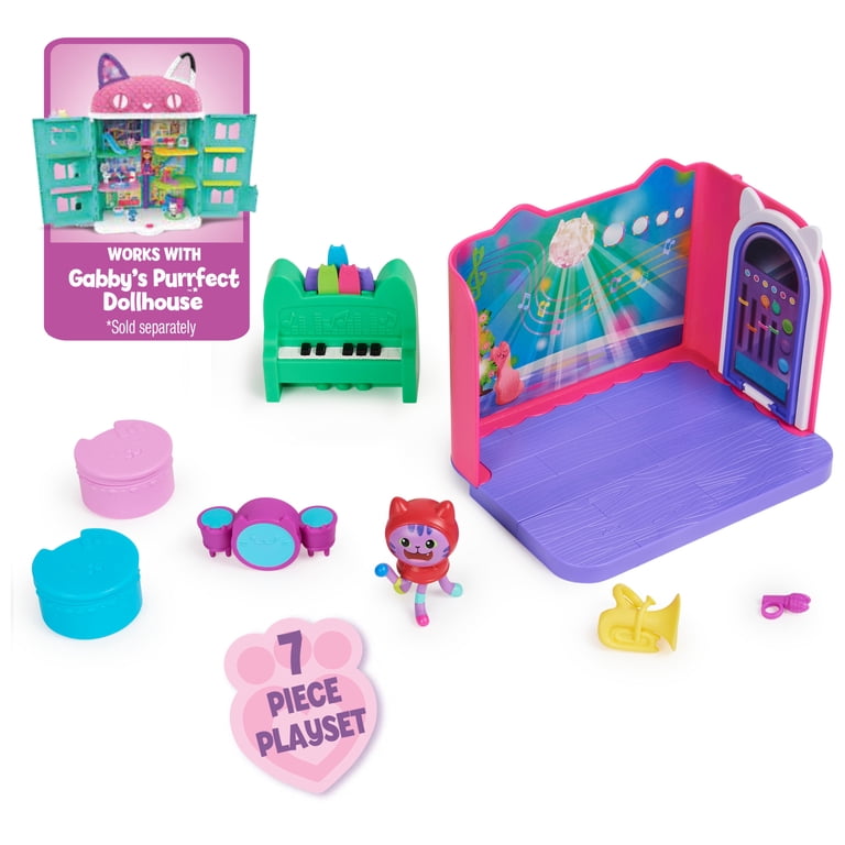 Gabby's Dollhouse DJ Catnip Groove Musical Playset with Daniel