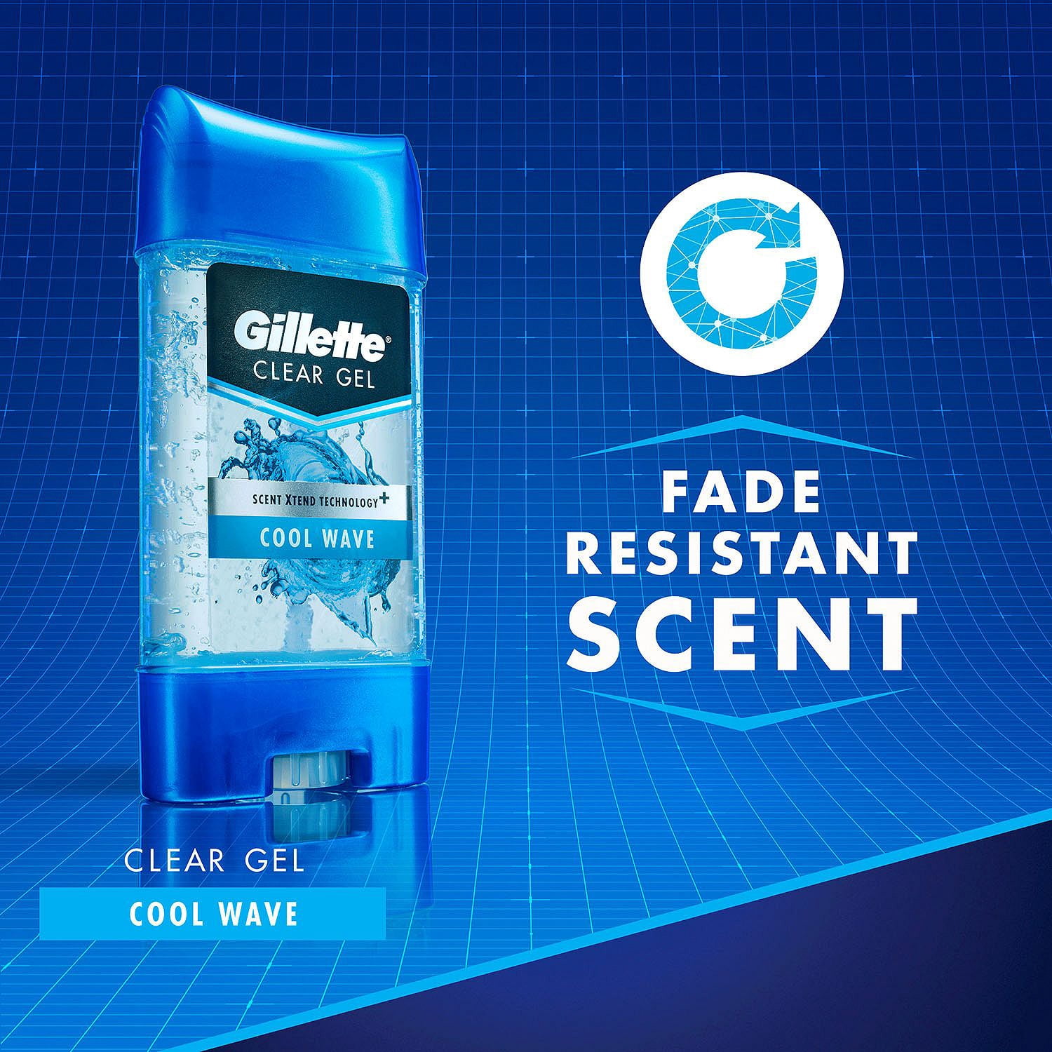 The Gillette Clear Gel Men's Deodorant, Cool Wave (3.8 oz., 5 pk.)