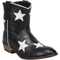 thumbnail image 2 of Laredo Womens Star Girl ToolInlay Round Toe Cowboy  Ankle Boots, 2 of 7