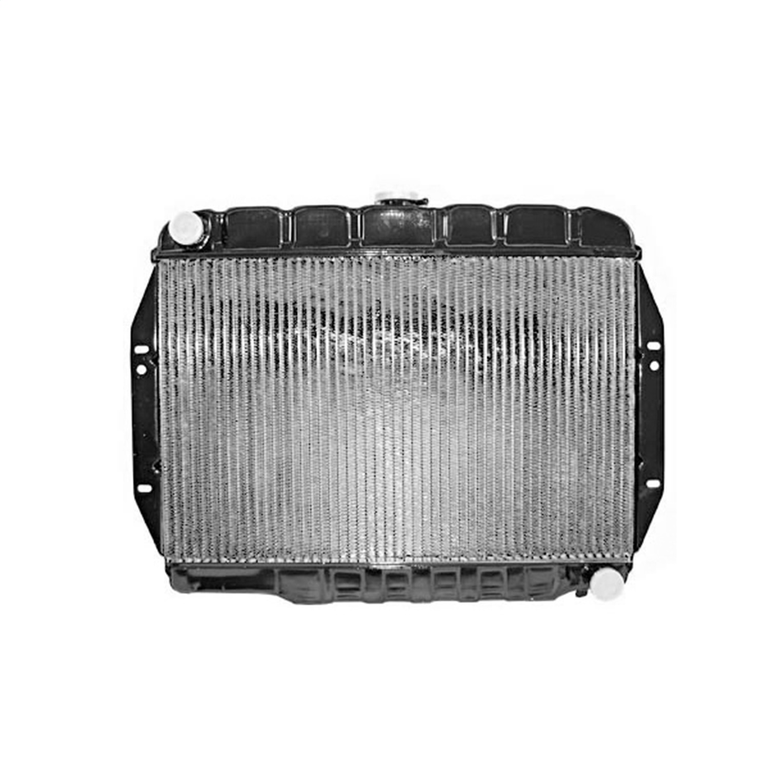 Omix Radiator 2 Core GM V8 Engine Conversion 72-86 CJ Fits select: 1980-1986 JEEP JEEP, 1979-1980 AMERICAN MOTORS JEEP