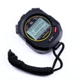 thumbnail image 5 of KAKOWELY Three Row Stopwatch Three Rows of 10 Stopwatch Timer Optional Running Timer Countdown Timer Digital LCD Sports Stopwatch Chronograph (Black)2.95"X2.44"X0.83", 5 of 5