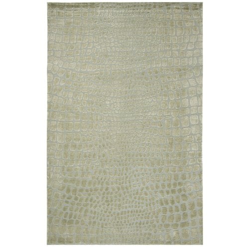 Safavieh Amazonia Hand Tufted Silk Wool Gray Green Area Rug Walmart Com Walmart Com