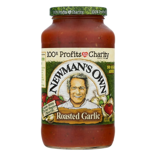 Newman's Own Pasta Sauce Roasted Garlic