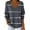 #03 Dark Gray, variant on ZUKMRJPC Women's Plus Size Striped T-Shirts Long Sleeve V-Neck Casual Loose Fit Pullover Tops Fall Fashion Soft Comfy Basic Tee Shirts