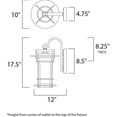 thumbnail image 2 of Maxim Lighting - LED Outdoor Wall Sconce - Outdoor Wall Mount - Oakville - 17.5, 2 of 2