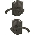 thumbnail image 2 of Schlage Fc172-Wit-Cam Custom Whitney Non-Turning Two-Sided Dummy Door Lever Set - Brass, 2 of 7