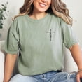 thumbnail image 2 of Faith Cross Embroidery Christian T-Shirt for Men Women, 2 of 6