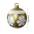 thumbnail image 3 of 60cm Inflatable Christmas Ball PVC Glow Christmas Inflatable Ball (Style S), 3 of 8
