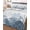 Haze Blue, variant on Full Size Quilt Bedding Set, Coastal Starfish Reversible Summer Quilt 3 Pieces, Ocean Weeping Coral Beach Conch Orange Lightweight Bedspreads Coverlets with 2 Pillow Shams for All Seasons
