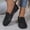 Black, variant on Rvasteizo Womens Breathable Mesh Pull-On Shoes Lightweight Flat Summer