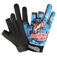 thumbnail image 4 of Guantes De Pesca Medio Dedo Guantes de pesca con dedos cortados Guante de pesca transpirable con protector solar de verano azul Ehuebsd Para Estrenar, 4 of 7