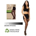 thumbnail image 4 of Hanes EcoSmart Women's Sheer Top Tights – Shaping Hosiery – Control Black S, 4 of 5