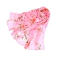 thumbnail image 2 of Jumpingount Bufanda con estampado floral, , transpirable y ligera, portátil para una bufanda de flores versátil y fácil de combinar Accesorios de disfraces rosa, 2 of 6