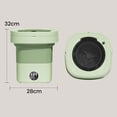 thumbnail image 4 of Chicmine 1 Set Foldable Mini Washing Machine Low Noise Energy-saving Compact Size Underwear Socks Clothes Small Washer Bathroom Supplies, 4 of 11